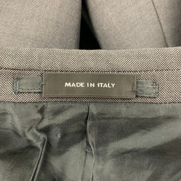 JIL SANDER Size 38 Dark Gray Wool / Mohair Notch Lapel Sport Coat - Picture 7 of 8